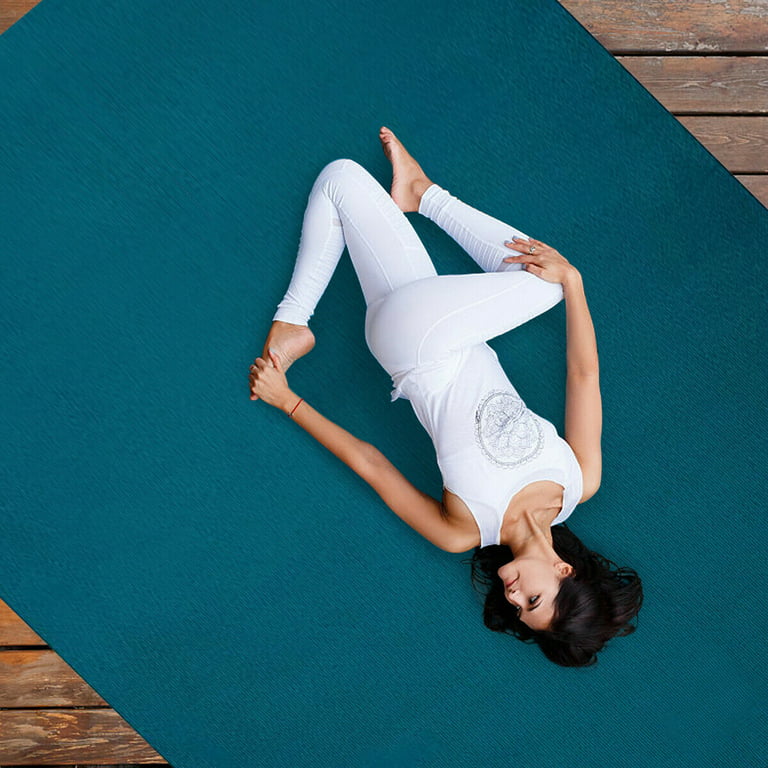 Premium Large Yoga Mat - 7' x 5' x 8mm Extra Thick, Ultra