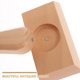 thumbnail image 4 of Cruz de madera maciza, cruz latina de pie, ideal para decoración cristiana católica., 4 of 7