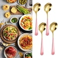 thumbnail image 1 of Nomeni Tableware Round Spoon 304 Stainless Spoon Fork Household Cute Small Soup Spoon Thick Round Bottom Eating Spoon, 1 of 9