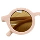 Retro Kids Sunglasses, Flexible Cute Eyewear, with PC Frame Glasses Round for Kids Infant Children Sports Pink - image 5 of 6