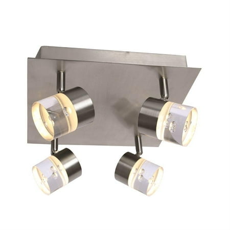 

Xtricity - 4 Head Ceiling Light with Integrated LED 10.2 Width From Hope Collection Nickel
