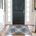 thumbnail image 6 of Ottomanson Non-Slip Area Rug for Living Room 3'3" x 5' Durable Low Profile Carpet, Off-White Oriental, 6 of 8