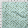 thumbnail image 3 of oneOone Cotton Cambric Baby Blue Fabric Floral & Flying Swan Block Sewing Fabric By The Yard Printed Diy Cloth Sewing Supplies 56 Inches Wide, 3 of 4