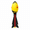 Yellow, variant on Lethargic PU Foam Rocket Toss Toy, Torpedo Throwing Ball with Stabilizing Tail Fins, Lightweight Outdoor Toy for Kids, Colorful Backyard Beach Park Lawn Game Toy for Boys Girls.