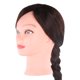 thumbnail image 4 of Cabeza de maniquí de práctica Cabeza de maniquí Cabeza de entrenamiento de peluquería con cabello para peluqueros Escuela de belleza Peluquerías Ajuste Corte Tejido ANGGREK Otros, 4 of 8