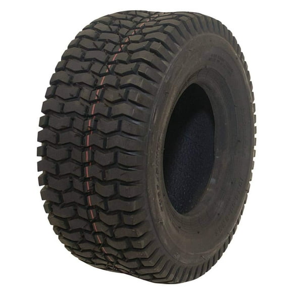 Stens 165-130 Tire Compatible With/Replacement For Carlisle 5110211, 551021, Exmark 1-633002 440 Max Load Capacity, 40 Max PSI, 4 Ply, 6" Rim Size, 13x5.00-6 Tire Size, Turf Saver Tread Lawn Mowers
