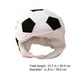thumbnail image 3 of sombrero con forma de balón de fútbol para fiesta de Mardi Gras, accesorio divertido para fotos (colores surtidos), 3 of 8