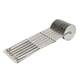 thumbnail image 4 of 7-Wheel Stainless Steel Rolling Pin Adjustable Width Multi-Function Rolling Pin for Pizza and Noodles, 4 of 4