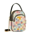 thumbnail image 7 of FORMRS Crossbody Bag for Women Quilted Travel Shoulder Cell Phone Purse with Chain Strap Handbag, Pink Floral, 7 of 7