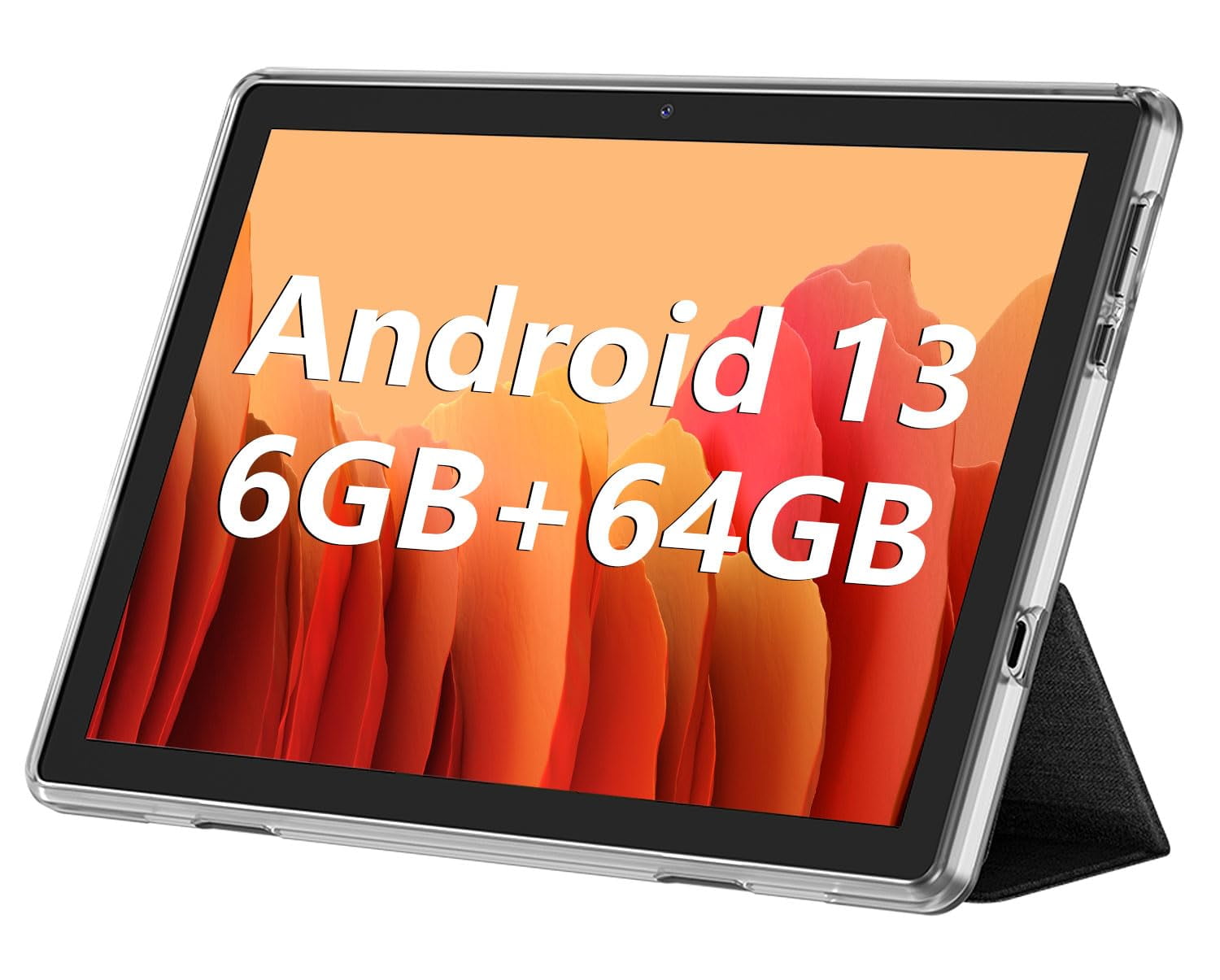 Android Tablet, 10.1 inch Android 13 Tablets 6GB RAM 64GB ROM 1TB