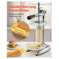 thumbnail image 2 of French Fry Squeezer Stainless Steel, Potato Extruder for Long Fries, Manual Fry Maker, Mashed Potato Press for Restaurant & Home Kitchen, 2 of 6