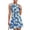 Blue, variant on WTOBBY Women's Summer Floral Sundress Round Neck Sleeveless Casual Vest Dress with Back Keyhole Design for Outdoor Events and Garden Parties ,BlackL