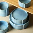 thumbnail image 6 of Stone Lain Bao 12-Piece Dinnerware Set Stoneware, Blue, 6 of 6