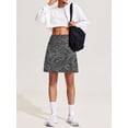 thumbnail image 4 of Weardear 18" High Waisted Skirts for Women Pleated Athletic Skorts with 4 Pockets Inner Drawstring Golf Skirts for Tennis Workout, 4 of 6