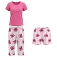 thumbnail image 2 of Pijama Toy Story para Dama Set Playera Manga Corta con Capri y Short Rosa Talla CH 3 Piezas, 2 of 4