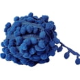 thumbnail image 3 of 20 Yards Mini Pom Pom Trim (Blue) Ball Fringe Ribbon Sew on DIY Craft Sewing Accessory for Home Curtain Clothes Pillow Decoration, 3 of 9