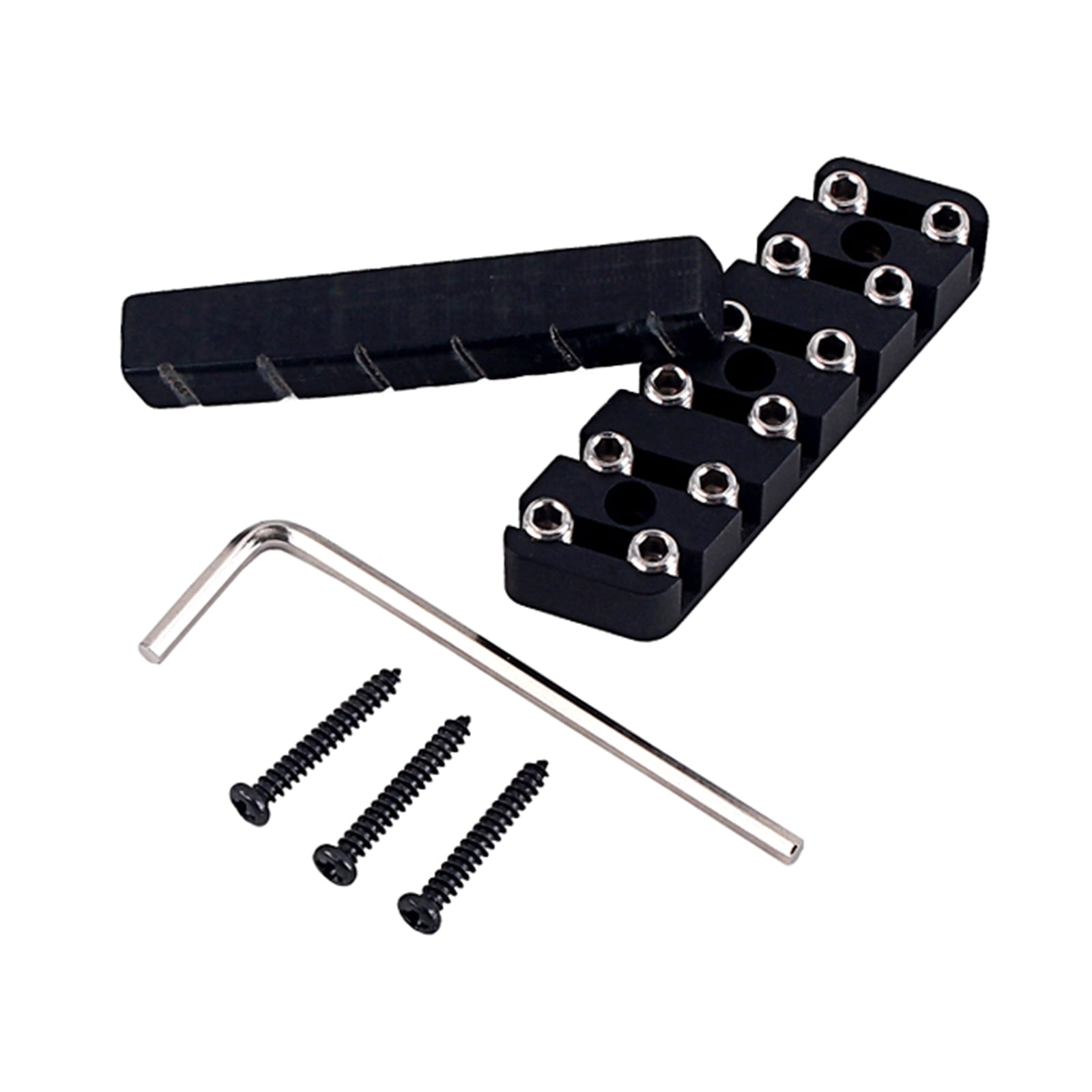 UNTERING Electric Guitar Lock Nut Metal Bone Guitar String Locking Nut 6-String 7-String 8-String Headless Piano Pillow Set