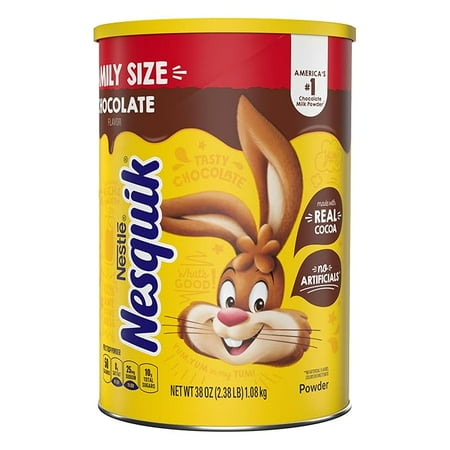 Chocolate Flavor Powder Drink Mix Canister Pack of 1