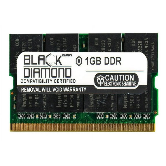 1GB Memory RAM for Panasonic Toughbook CF-W2 172pin PC2700 333MHz microDIMM Black Diamond Memory Module Upgrade