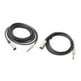 thumbnail image 1 of 2pcs XLR 3Pin a 6.35mm Cable de Micrófono para Amplificador de Guitarra, 1 of 8