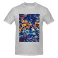 thumbnail image 4 of Bingfone Colorful Fall Leaves Men'S Loose Fit Short-Sleeve Pocket T-Shirt, 4 of 7