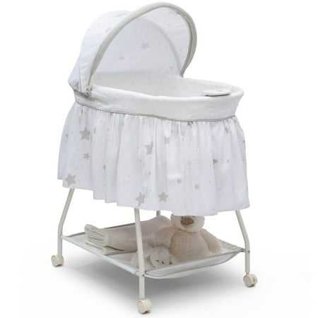 Delta Children Deluxe Sweet Beginnings Bassinet, (Best Baby Bassinet 2019)