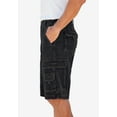 thumbnail image 3 of Boulder Creek By Kingsize Men's Big & Tall  12" Side Elastic Denim Cargo Shorts, 3 of 5