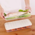thumbnail image 6 of Fresh Fruit Vegetable Food Keeper Refrigerator Saver Storage Container Plastic Organizer Durable Seal with Lid with Lid, 6 of 8