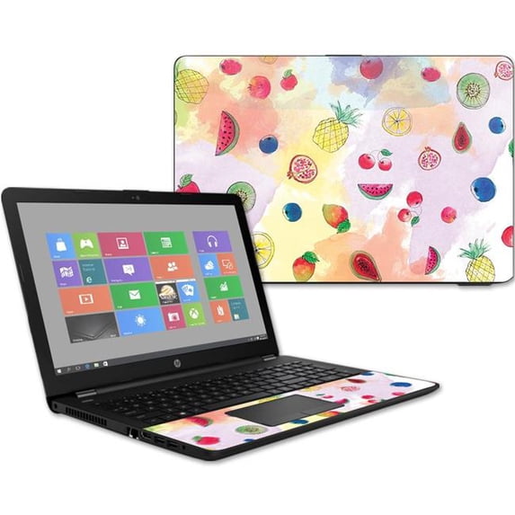 MightySkins CF-HP15T-Fruit Water Carbon Fiber Skin Decal Wrap for HP 15T Laptop 15.6 in. 2017 - Fruit Water