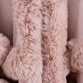 thumbnail image 5 of Châle Tricoté Grande Taille pour Femmes avec Faux Col et Manteau Chaud à Capuche, 5 of 5