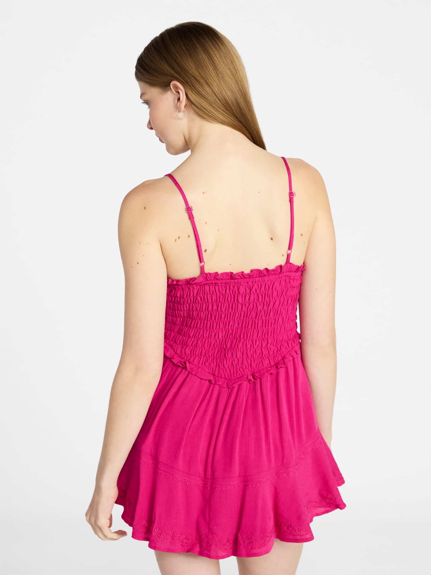 No Boundaries Smocked Romper, Women's XXS-XXL