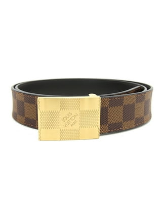 Louis Vuitton Belt San Tulle Monogram 100cm / 40 Gold LV Buckle w