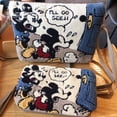 thumbnail image 2 of Bolso de mano/bandolera de varios estilos Kawaii para niños y niñas, bolsa de felpa bordada de Mickey Mouse, regalos para niños y niñas, 2 of 5