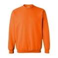 thumbnail image 5 of Gildan Men's High Visibility Work Sweatshirt, Crewneck Hi-Vis Fleece Pullover, Safety Orange, 2XL, 5 of 5