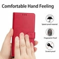 thumbnail image 5 of Case for MOTO G72 Folio Flip Wallet Case with Splash Proof Leather Card Slots Cash Pocket Kickstand Rfid Blocking Full Body Protection Scratch Proof Phone Cover, 5 of 6