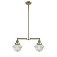 thumbnail image 4 of 209-BAB-G531 Innovations Lighting Oxford - 2 Light Island In Traditional Style-10 Inches Tall and 24 Inches Wide-Black Antique Brass Finish-Matte, 4 of 7