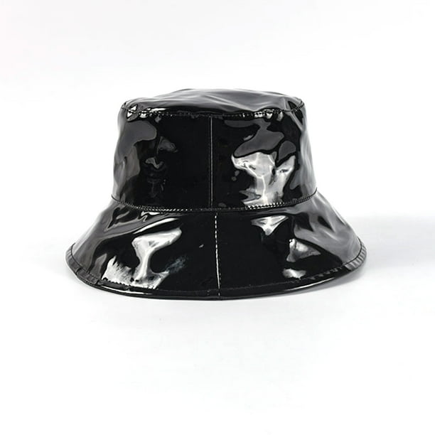 Unisex Waterproof Rain Bucket Hat With PU Material Breathable
