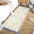 thumbnail image 3 of Washable Area Rug 2x6 Rugs for Living Room Bedroom, Non-Slip Boho Indoor Carpet for Dining Room Office, Low-Pile Farmhouse Soft Carpets for Kids Nursery Playroom, 3 of 8