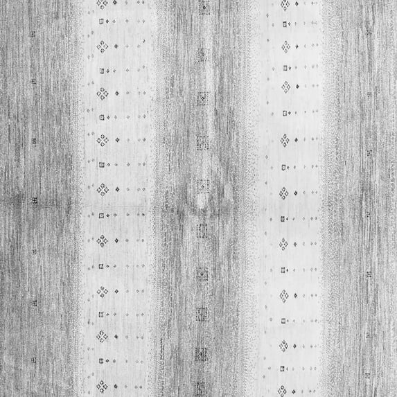 Ahgly Company Indoor Square Abstract Gray Contemporary Area Rugs, 5' Square