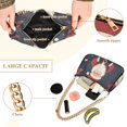 thumbnail image 2 of FORMRS Womens Shoulder Bag with Chain Strap Clutch Purse Cute Tote Handbag, Blue Christmas Santa, 2 of 7