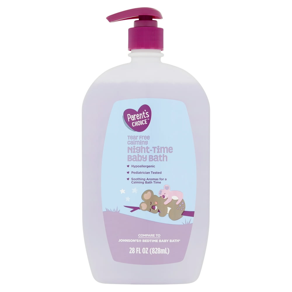 Parent's Choice Tearfree Calming NightTime Baby Bath, 28 fl oz