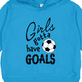 thumbnail image 3 of Inktastic Girls Gotta Have Goals Soccer Toddler Hoodie, 3 of 4