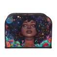 thumbnail image 2 of Balery Cosmic Garden Woman Portrait Pattern Oven Cover Kitchen Bread Machine Protector, 4 Slice Toaster Cover for Home, Anti Dust Fingerprint Coaster Cover, 2 of 7