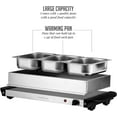 OVENTE Electric Buffet Server & Food Warmer, Temperature Control