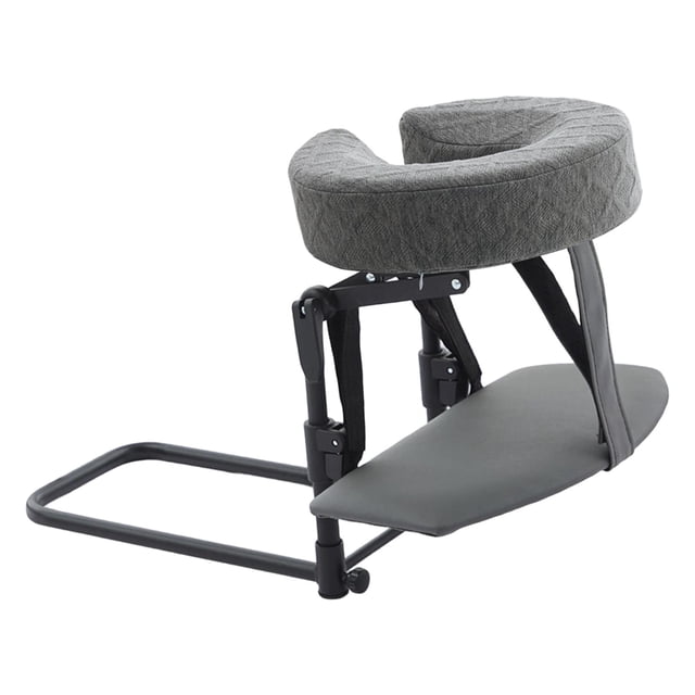 Milaget Desktop and Home Mattress Massage Kit Adjustable Face Rest Neck Head Cushion Gray