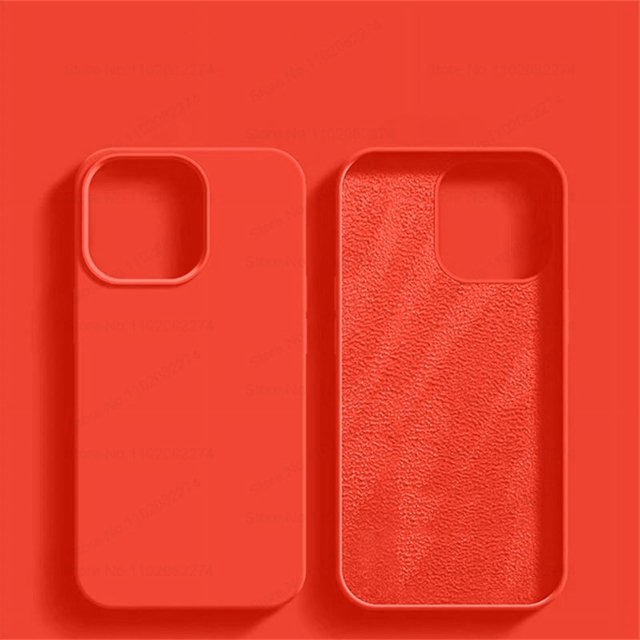 Luxury Shockproof For iPhone 16 Pro Max Case Liquid Silicone Cases For Apple iPhone 16 Plus Bumper Soft Cover Phone Accessories Pink Orange For iPhone 16 Pro