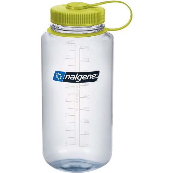 Nalgene Sustain 32 oz. Tritan Wide Mouth Water Bottle - Clear/Green