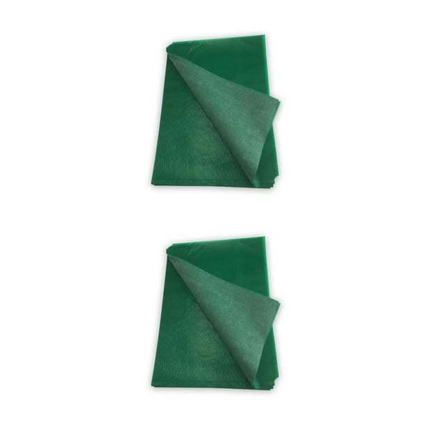 Cateissary 100x A4 Papel carbón multicolor Fiable No es fácil de rasgar Fácil de arrugas Patrón claro Línea Integridad Herramientas Papeles A4verde 2Conjunto