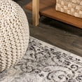 thumbnail image 5 of JONATHAN Y MODERN PERSIAN Minori Filigree Medallion Runner Rug, 2 x 8, Dark Gray/Cream, 5 of 9