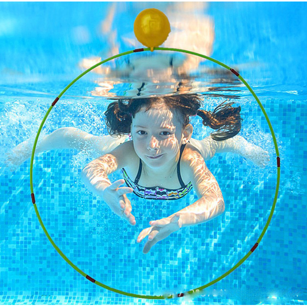 Juguetes de buceo para piscinas infantiles, aro de buceo, juguetes de piscina para entrenamiento de natación (verde)